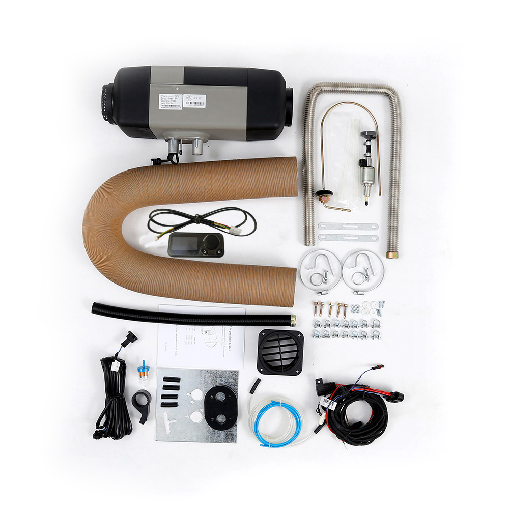 5KW 12V Or 24V Diesel Air Heater LCD/Rotary Switch 5000m Working Altitude For Caravan