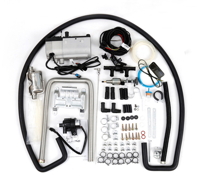 Bluetooth App controller 5KW 12V Diesel Coolant Liquid Heater LCD Switch 5000m Working Altitude