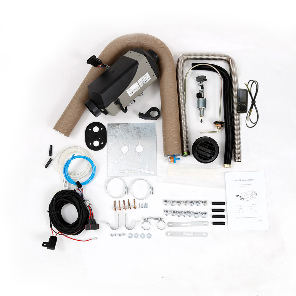 JP Heater 2.2KW 24V Diesel Air Heater Kit LCD Switch 5000m Working Altitude