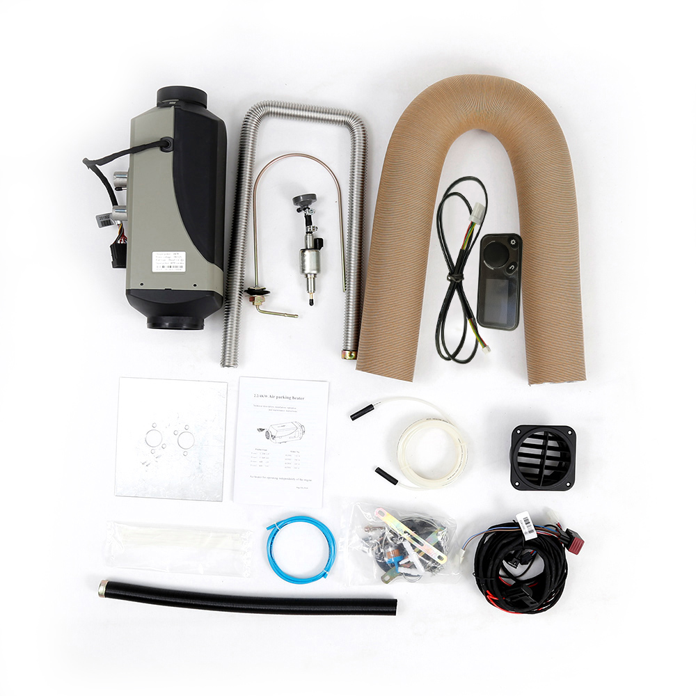 JP Heater Cabin Diesel Heater 2200W 12V Diesel Air Heater LCD Switch 5000m Working Altitude For Marine