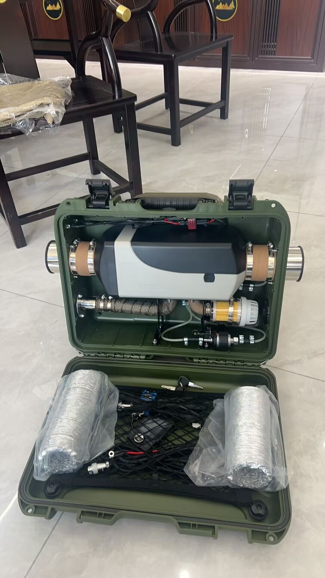 Portable Outdoor 2KW 12V Diesel Air Heater LCD Switch With 6L Tank For Tent Camping Caravan Diesel Heater Portable Heater