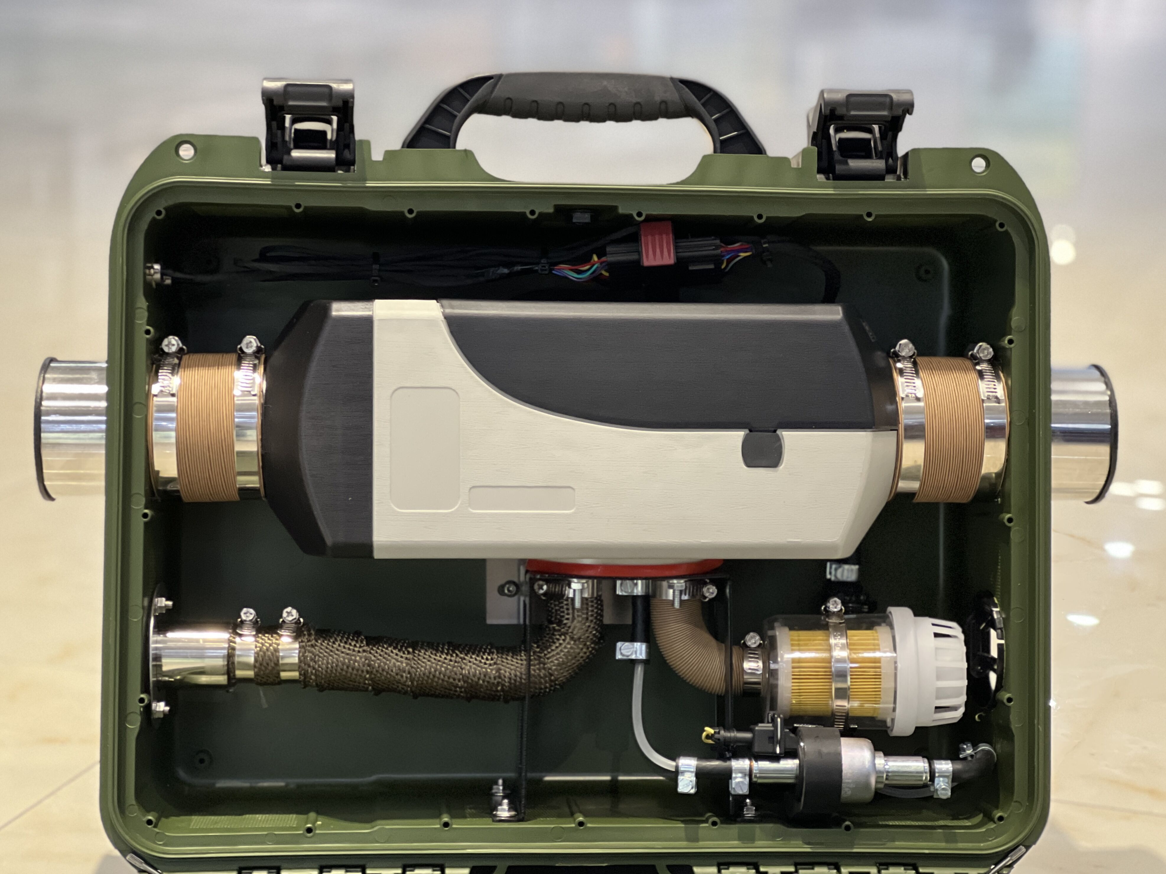 Portable Outdoor 2KW 12V Diesel Air Heater LCD Switch With 6L Tank For Tent Camping Caravan Diesel Heater Portable Heater