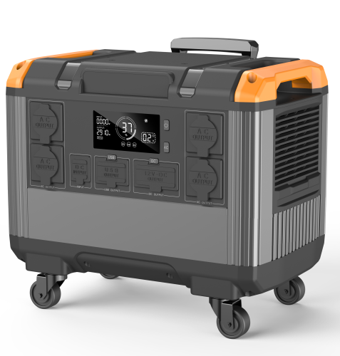 JP Heater New Solar Battery Portable solar generator 3000W Portable Solar Generator LiFePO4 Battery 12-80V/DC8.5A Outdoor Power Station