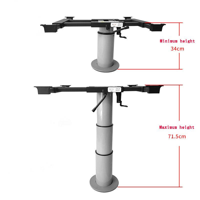 JP Motorhome caravan Parts Telescopic Modern Universal Aluminum Alloy Camper Adjustable Rv Boat Table Le