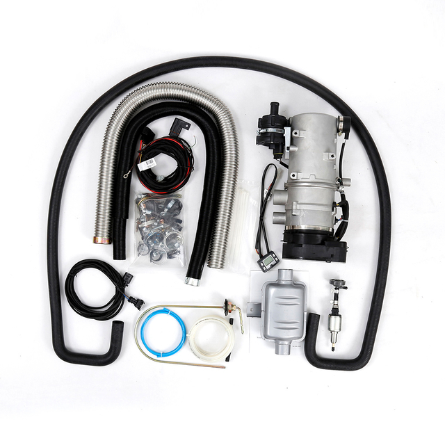 9KW 12V Diesel Coolant Liquid Heater LCD Switch 5000m Working Altitude