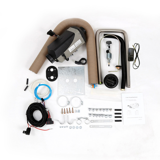 JP Heater Cabin Diesel Heater 2200W 2600W 12V Diesel Air Heater LCD Switch 5000m Working Altitude For Marine