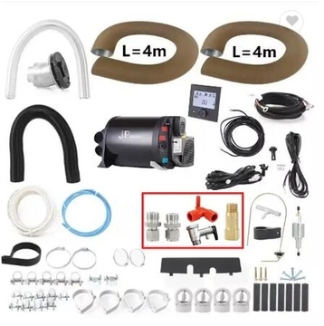 220V-250V/110V JP 4KW Petrol + 2KW Electric Air and Water Combi Heater Bluetooth App Controller Working Within 5000M Altitude For Caravan Camper Motorhome