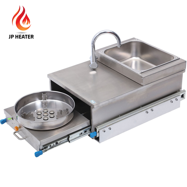 Slide-out LPG Gas Stove Cooker For Camper Caravan