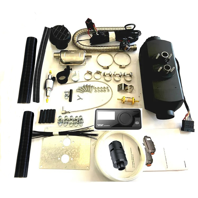 Cheap Air Heater Black Color 2000W 12V Diesel Air Heater With LCD Switch Kit