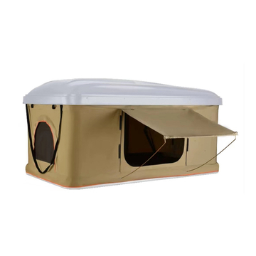 DH-10 Model Rooftop Tent Hard Shell 2-3 Person Waterproof for Jeep SUV Truck w/ Ladder