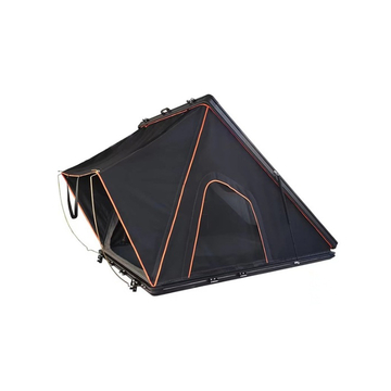 DH-7 Model 2.1m Aluminum Rooftop Tent With Hard Black Shell 2-3 Person Waterproof for Jeep SUV Truck