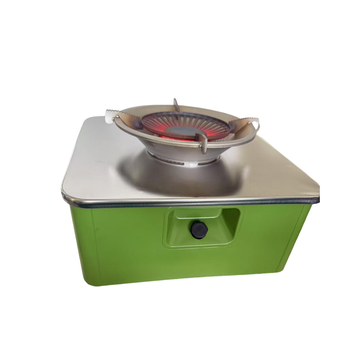 JP Heater 4.5KW Compact Portable Diesel Stove with Open Flame and Wind-Proof